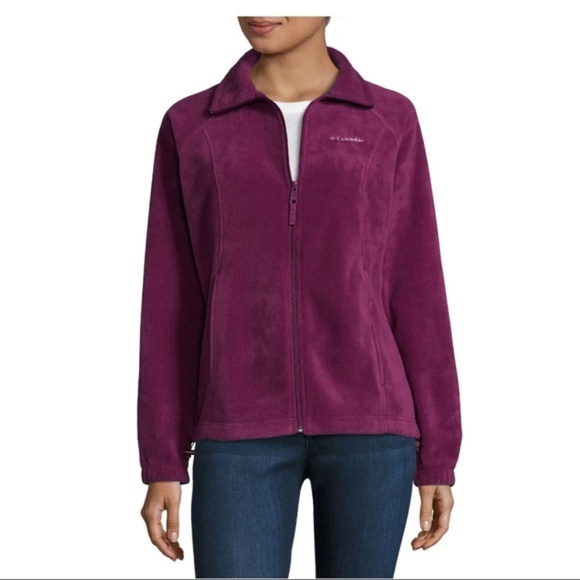 columbia three lakes long fleece jacket